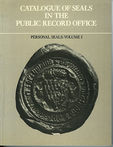 9780114400842: Catalogue of seals in the Public Record Office: Personal seals