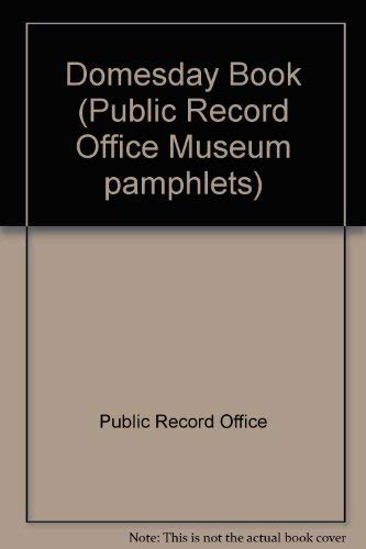 Beispielbild fr Domesday book (Public Record Office Museum Pamphlets) zum Verkauf von Black Sheep Books
