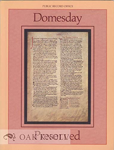 Beispielbild fr Domesday Preserved zum Verkauf von Eastleach Books
