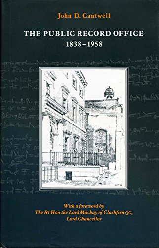 Beispielbild f�r The Public Record Office, 1838-1958 zum Verkauf von Bahamut Media