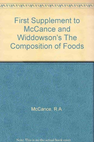 9780114500382: McCance and Widdowson's: The Composition of Food/Supplement: No 1