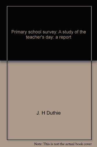 Primary School Survey: a Study of the Teacher's Day