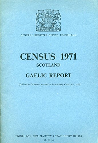 Stock image for Census 1971 : Scotland, Gaelic report for sale by Dolibris