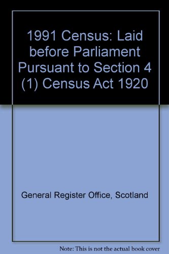 9780114942502: 1991 Census: Laid Before Parliament Pursuant to Section 4 (1) Census Act 1920