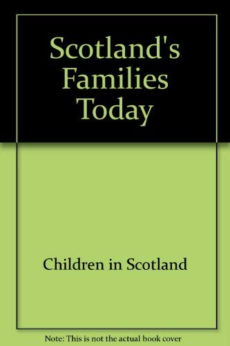 9780114952976: Scotland's Families Today
