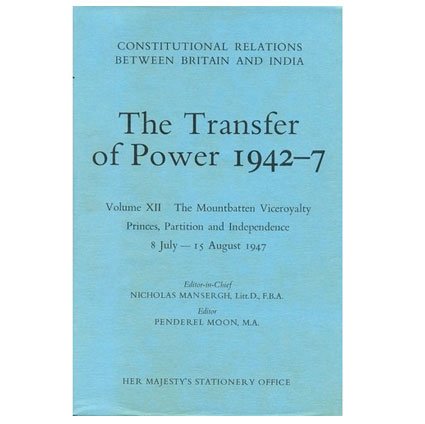 Beispielbild fr Constitutional Relations Between Britain and India. The Transfer of Power 1942-7. Volume V. The Simla Confernece. Background and Proceedings 1 September 1944 - 28 July 1945 zum Verkauf von The London Bookworm