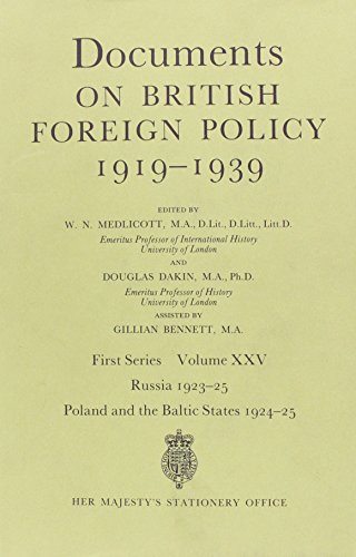 9780115915598: Documents on British Foreign Policy, 1919-1939. First Series