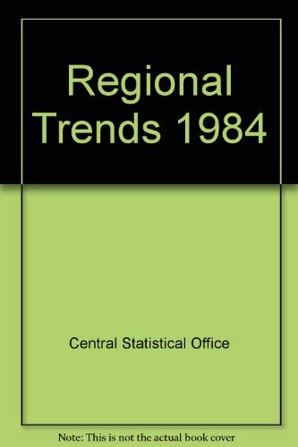 9780116200990: Regional Trends