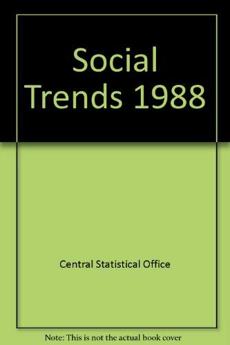 9780116202932: Social Trends, No 18, 1988