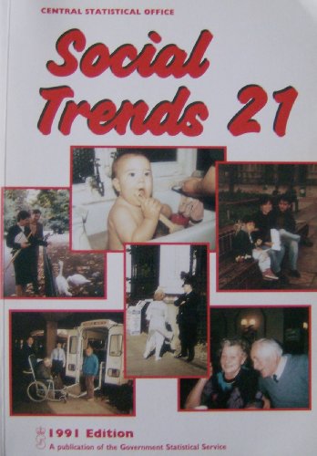 Stock image for Social Trends No 21, 1991 for sale by RIVERLEE BOOKS