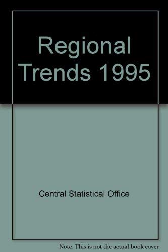 Regional Trends 30: 1995 (Regional Trends) (9780116207074) by Jenny Church