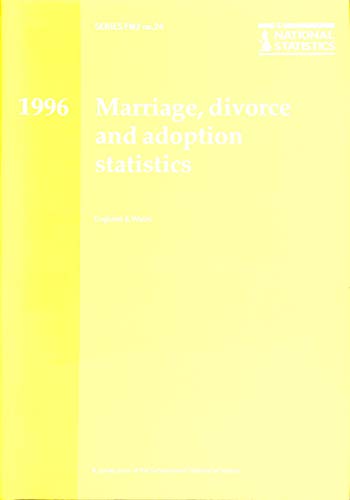 Marriage, Divorce and Adoption Statistics (Opcs Series Fm2, 24) (9780116211576) by Office For National Statistics