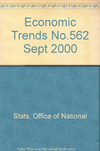 Stock image for Economic Trends No.562 Sept 2000 for sale by Phatpocket Limited