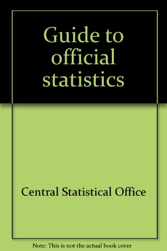 Beispielbild fr Guide to Official Statistics (1976) zum Verkauf von Plurabelle Books Ltd