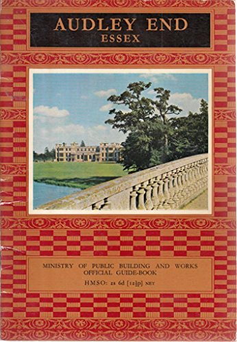 9780116701244: Audley End Essex (Department Of The Environment Of