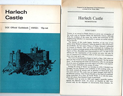 Beispielbild fr HARLECH CASTLE, DOE Official Guidebook zum Verkauf von WorldofBooks