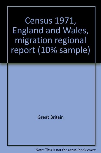 Beispielbild fr Census 1971, England and Wales, migration regional report zum Verkauf von Phatpocket Limited