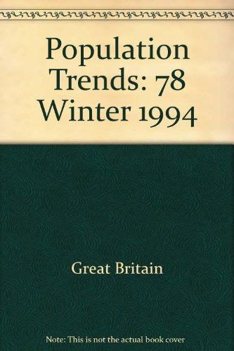 9780116915832: Population Trends: 78 Winter 1994