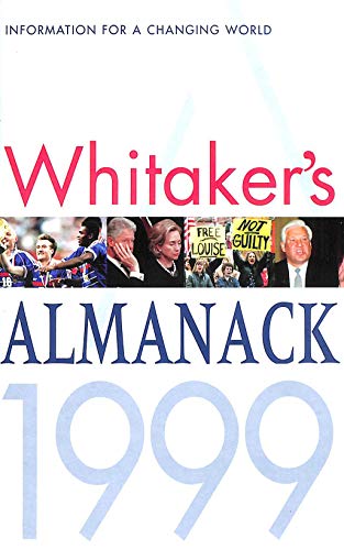 Imagen de archivo de Whitaker's Almanack 1999: 131st annual edition. Standard edition a la venta por Reuseabook