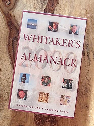 Beispielbild fr Whitaker's Almanack 2000: 132nd annual edition. Standard edition zum Verkauf von medimops