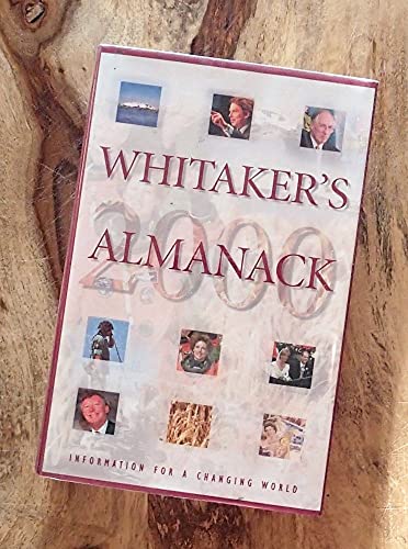 Imagen de archivo de Whitakers Almanack 2000: 132nd annual edition. Standard edition a la venta por Reuseabook