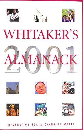 Imagen de archivo de Whitaker's Almanack 2001 (133rd Ed.) (Standard Edition) a la venta por WorldofBooks