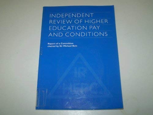 Beispielbild fr Independent Review of Higher Education Pay and Conditions: Report zum Verkauf von AwesomeBooks