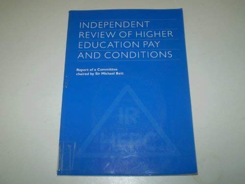 Stock image for Independent Review of Higher Education Pay and Conditions: Report for sale by AwesomeBooks