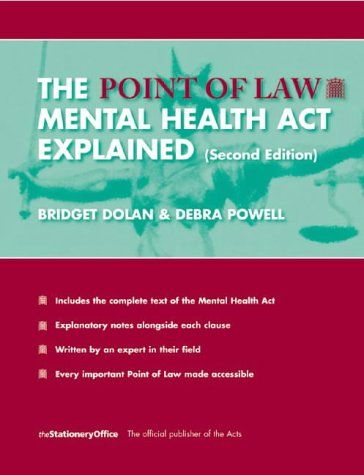 Imagen de archivo de The Mental Health Act Explained (The Point of Law) a la venta por Phatpocket Limited