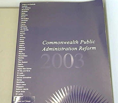 Commonwealth Public Administration Reform (9780117031722) by Commonwealth Secretariat