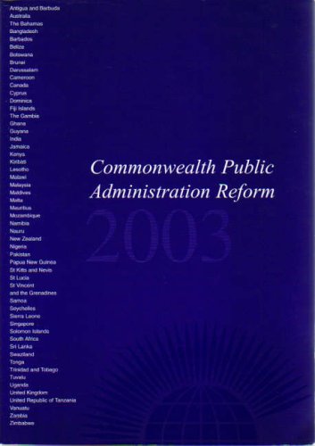 Commonwealth Public Administration Reform 2004: Government and Institutional Development Division, Commonwealth Secretariat (9780117032491) by Commonwealth Secretariat