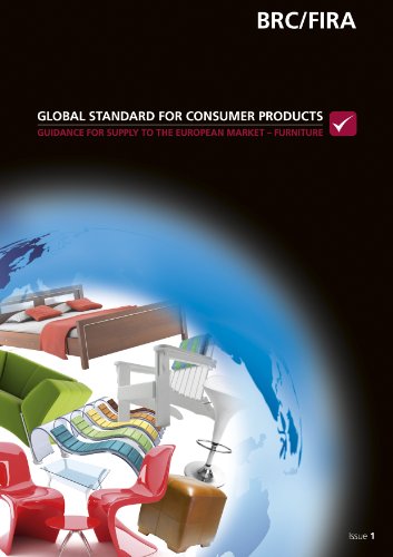 Global Standard for Consumer Products, Guidance for Supply to the European Market, Furniture (9780117064584) by Unknown Author