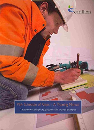 9780117068322: PSA schedule of rates - a training manual: measurement and pricing guidance with worked examples