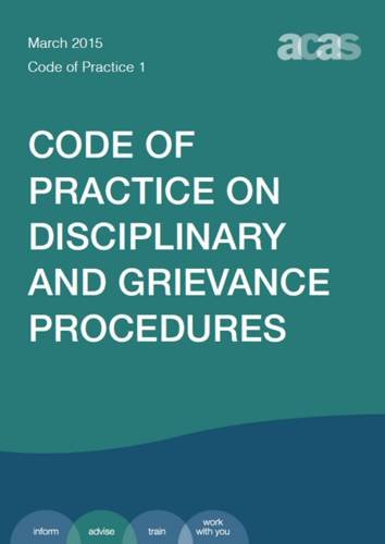 9780117082793: Disciplinary and grievance procedures