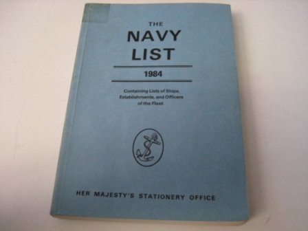 9780117725065: THE NAVY LIST 1984