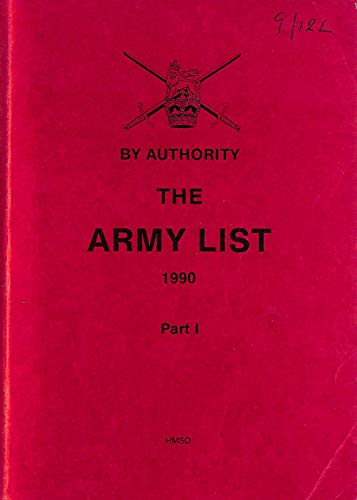 Imagen de archivo de The Army List 1990 Part I a la venta por East Kent Academic