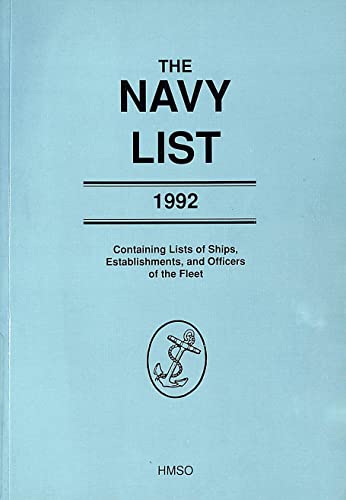 THE NAVY LIST 1992