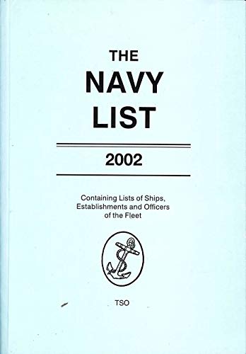 9780117729971: Ships, Establishments and Officers of the Fleet - Corrected to 9 April 2001 (The Navy List)