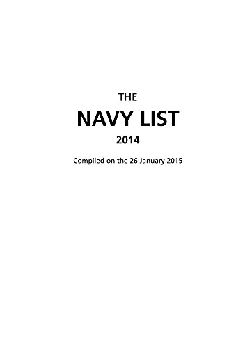 Beispielbild fr The Navy list 2014 zum Verkauf von Phatpocket Limited