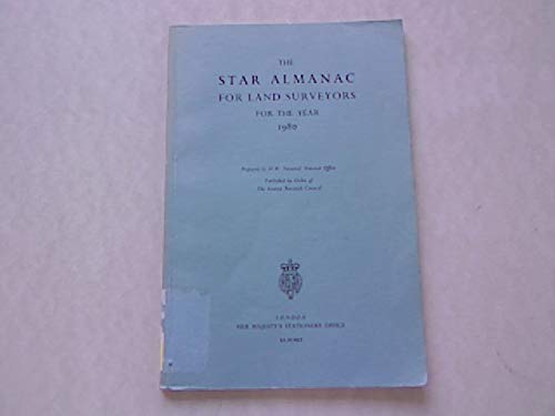 9780118869065: Star Almanac for Land Surveyors 1980