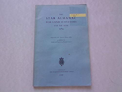 Beispielbild fr The Star Almanac for Land Surveyors 1984 zum Verkauf von Phatpocket Limited