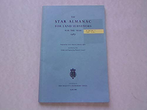 Stock image for Star Almanac for Land Surveyors for sale by Phatpocket Limited