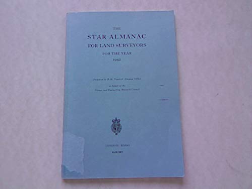 Stock image for The Star Almanac for Land Surveyors for the Year 1992 for sale by Phatpocket Limited