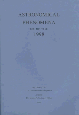 9780118873000: Astronomical Phenomena for the Year (Astronomical Phenomena S.)