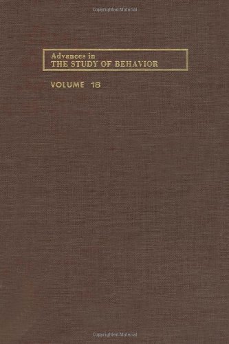 Imagen de archivo de Advances in the Study of Behavior (Volume 18) a la venta por Anybook.com