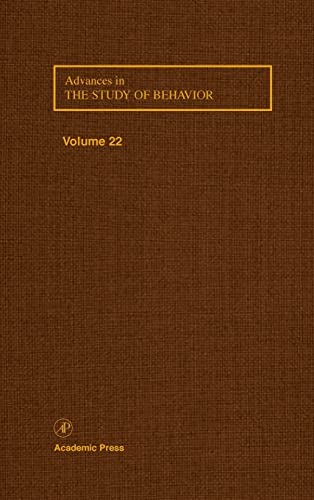 Imagen de archivo de Advances in the Study of Behavior a la venta por PBShop.store US