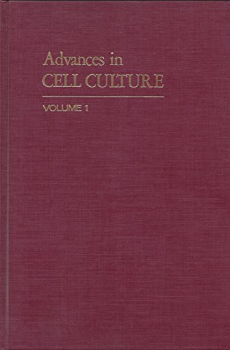 Beispielbild fr Advances in Cell Culture (v. 1) zum Verkauf von Wonder Book