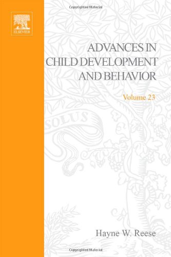 Beispielbild fr Advances in Child Development and Behavior (Advances in Child Development and Behavior, Volume 23) zum Verkauf von Zubal-Books, Since 1961
