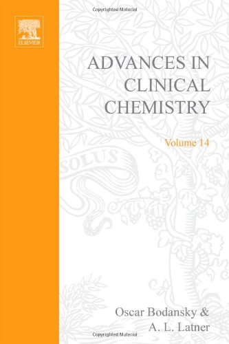 Stock image for ADVANCES IN CLINICAL CHEMISTRY, Volume 14 for sale by The Book Exchange