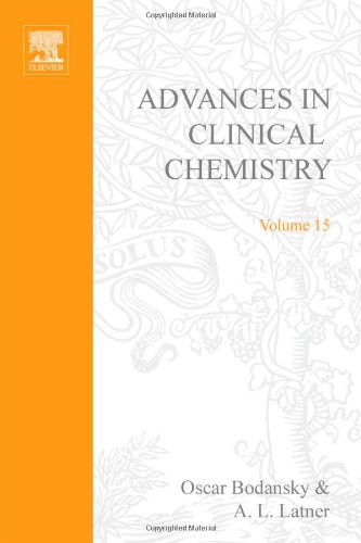 Stock image for Advances in Clinical Chemistry, Volume 15, 1972 for sale by TAIXTARCHIV Johannes Krings